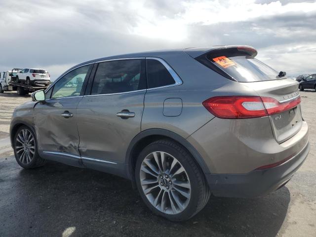 2LMTJ6LP6GBL84459 - 2016 LINCOLN MKX RESERVE GRAY photo 2