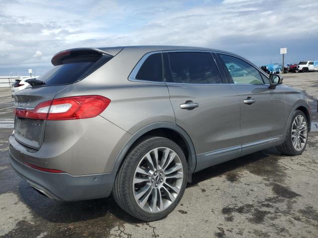 2LMTJ6LP6GBL84459 - 2016 LINCOLN MKX RESERVE GRAY photo 3