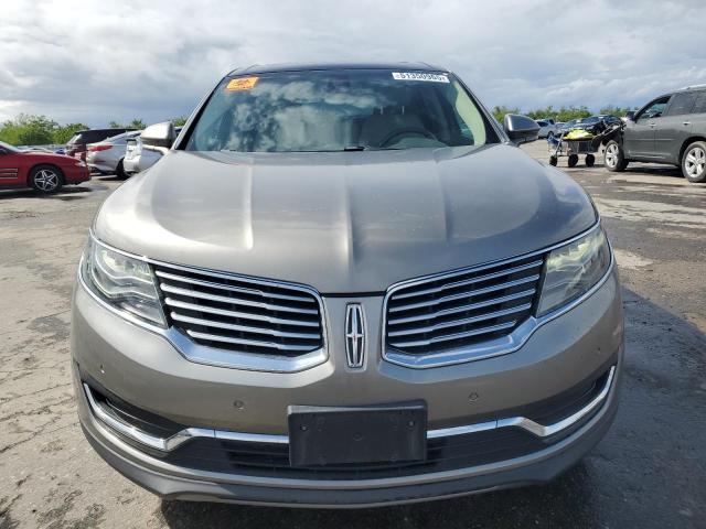 2LMTJ6LP6GBL84459 - 2016 LINCOLN MKX RESERVE GRAY photo 5
