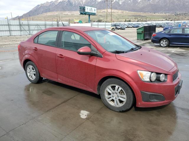 1G1JA5SH5C4148815 - 2012 CHEVROLET SONIC LS RED photo 4