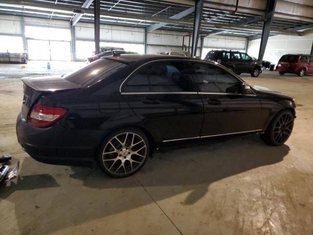 WDDGF56X38F126981 - 2008 MERCEDES-BENZ C 350 BLACK photo 3