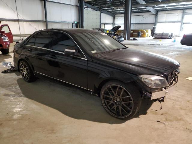 WDDGF56X38F126981 - 2008 MERCEDES-BENZ C 350 BLACK photo 4