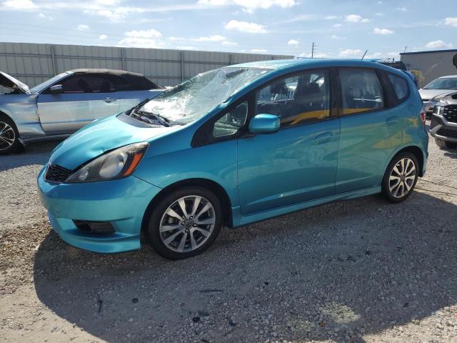 JHMGE8H58DC020353 - 2013 HONDA FIT SPORT TURQUOISE photo 1