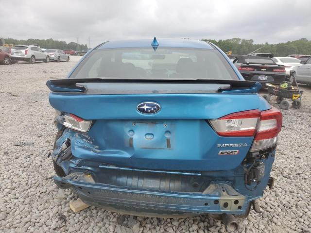 4S3GKAM6XJ3624420 - 2018 SUBARU IMPREZA SPORT BLUE photo 6