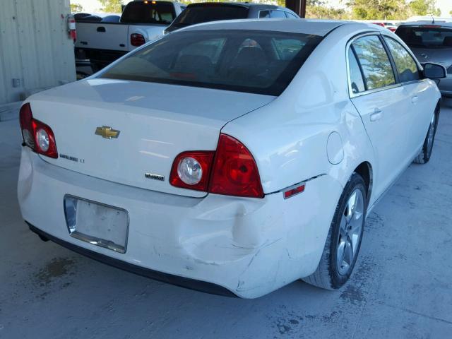 1G1ZC5E05AF210198 - 2010 CHEVROLET MALIBU 1LT WHITE photo 4