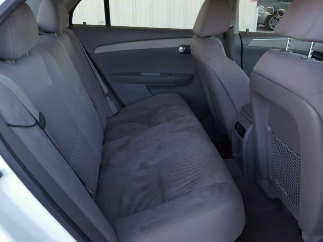 1G1ZC5E05AF210198 - 2010 CHEVROLET MALIBU 1LT 白色 照片 6