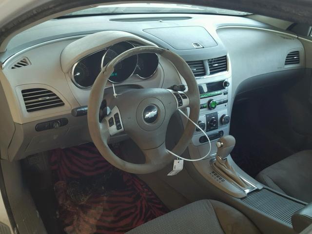 1G1ZC5E05AF210198 - 2010 CHEVROLET MALIBU 1LT 白色 照片 9