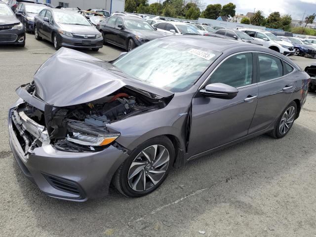 19XZE4F90LE006589 - 2020 HONDA INSIGHT TOURING GRAY photo 1