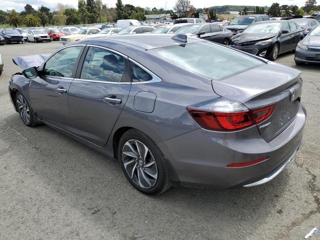 19XZE4F90LE006589 - 2020 HONDA INSIGHT TOURING GRAY photo 2