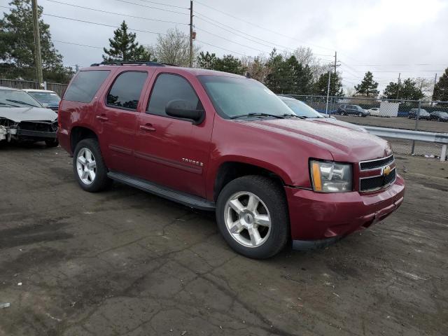 1GNFK13047R419648 - 2007 CHEVROLET TAHOE K1500 MAROON photo 4