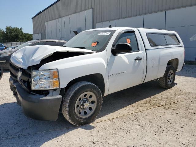 1GCEC14X58Z121690 - 2008 CHEVROLET SILVERADO C1500 WHITE photo 1