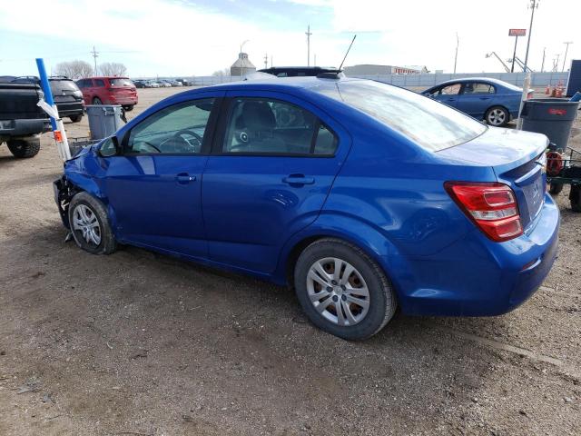 1G1JB5SH7H4172828 - 2017 CHEVROLET SONIC LS BLUE photo 2