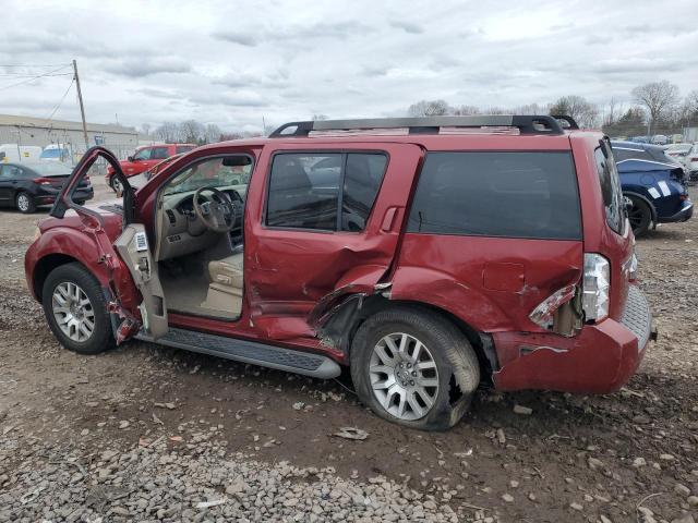 5N1BR18B38C623614 - 2008 NISSAN PATHFINDER LE მუქწითელი ფოტო 2