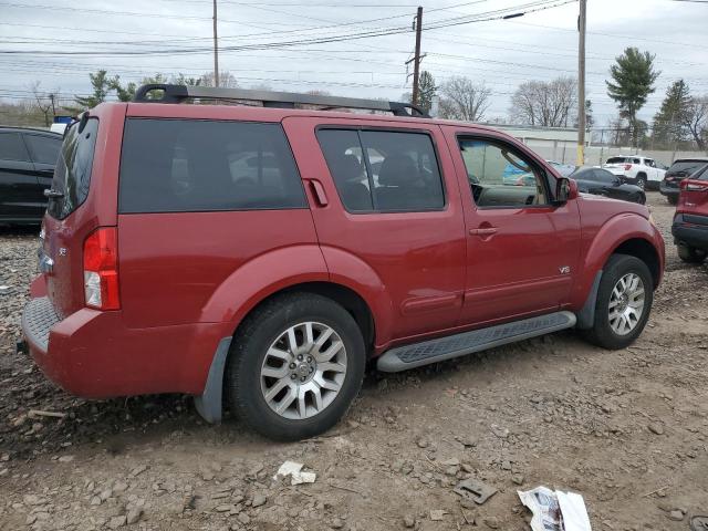 5N1BR18B38C623614 - 2008 NISSAN PATHFINDER LE მუქწითელი ფოტო 3