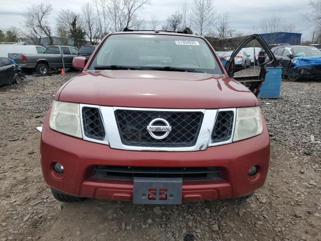 5N1BR18B38C623614 - 2008 NISSAN PATHFINDER LE მუქწითელი ფოტო 5