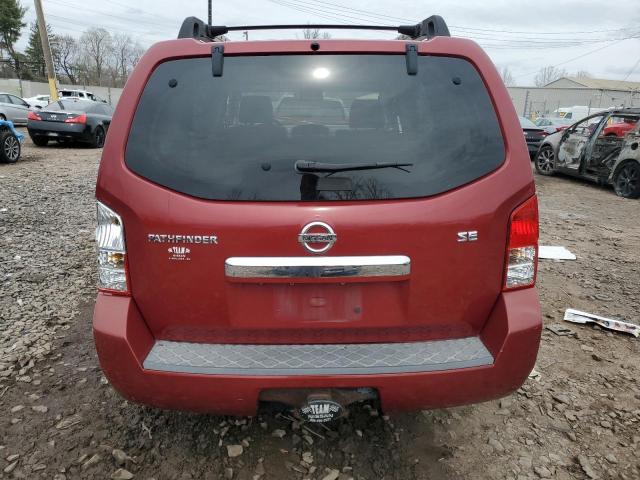 5N1BR18B38C623614 - 2008 NISSAN PATHFINDER LE მუქწითელი ფოტო 6