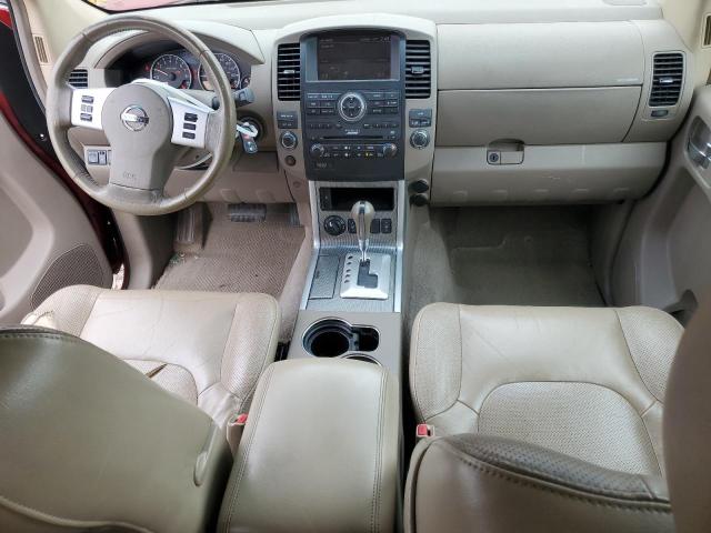 5N1BR18B38C623614 - 2008 NISSAN PATHFINDER LE მუქწითელი ფოტო 8