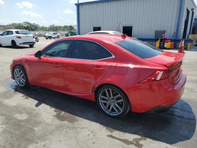 JTHBA1D24G5005401 - 2016 LEXUS IS 200T RED photo 2