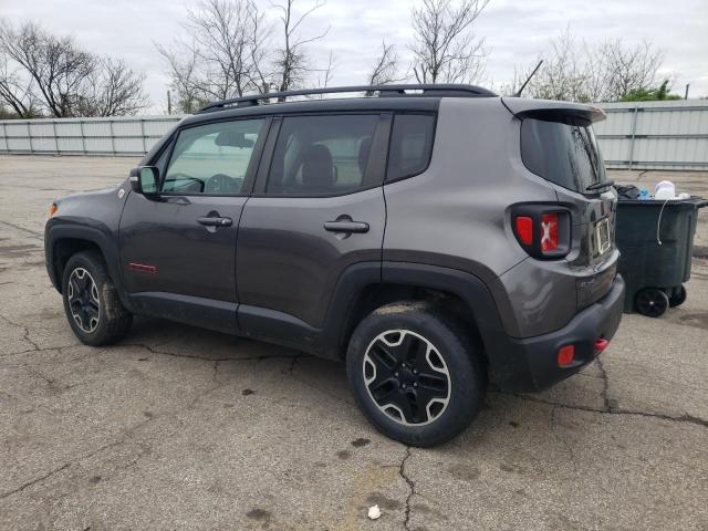 ZACCJBCT8GPD56762 - 2016 JEEP RENEGADE TRAILHAWK GRAY photo 2