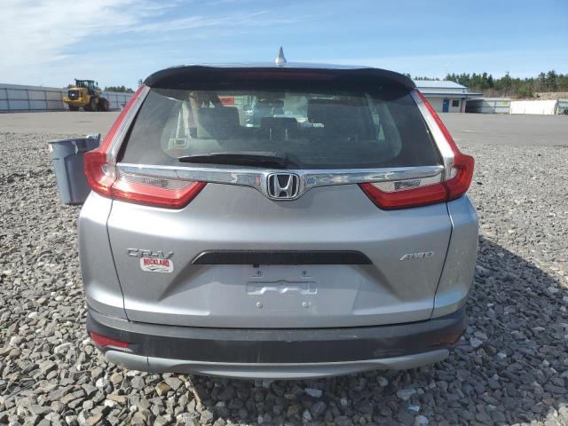 2HKRW6H33JH231762 - 2018 HONDA CR-V LX SILVER photo 6