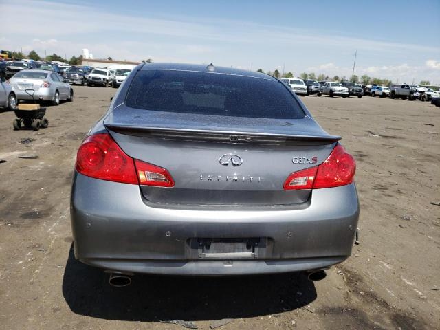 JN1CV6AR0AM457564 - 2010 INFINITI G37 GRAY photo 6