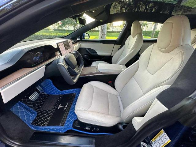 5YJSA1E51MF436976 - 2021 TESLA MODEL S Mavi foto 5