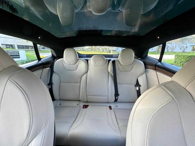 5YJSA1E51MF436976 - 2021 TESLA MODEL S Mavi foto 6