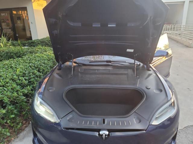 5YJSA1E51MF436976 - 2021 TESLA MODEL S Mavi foto 7