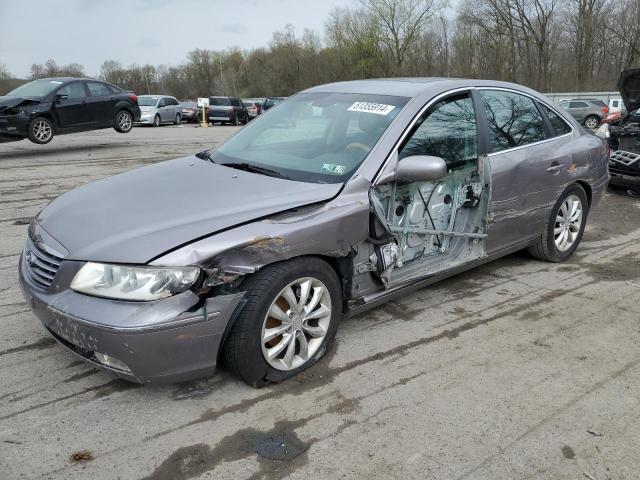 KMHFC46F17A190315 - 2007 HYUNDAI AZERA SE GRAY photo 1