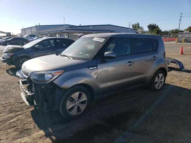 KNDJN2A25F7143723 - 2015 KIA SOUL GRAY photo 1