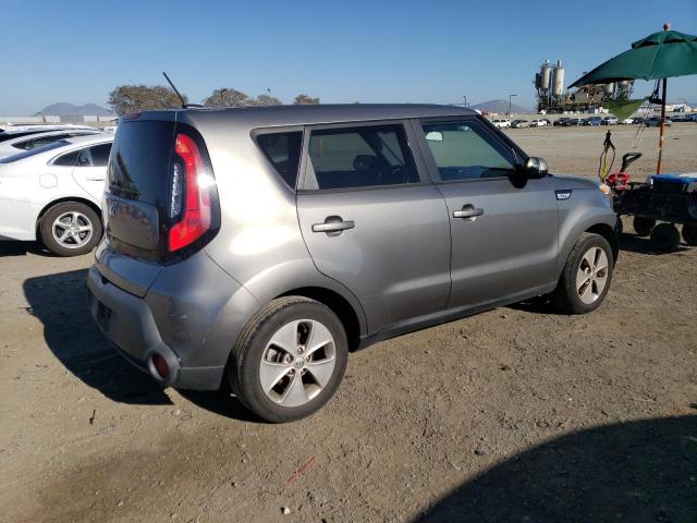 KNDJN2A25F7143723 - 2015 KIA SOUL GRAY photo 3