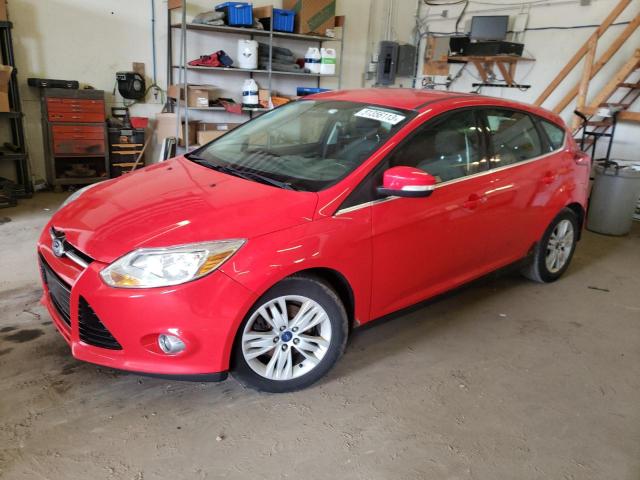 1FAHP3M23CL301849 - 2012 FORD FOCUS SEL RED photo 1