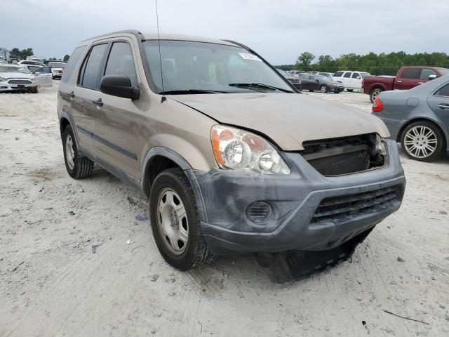 JHLRD68525C017681 - 2005 HONDA CR-V LX TAN photo 4