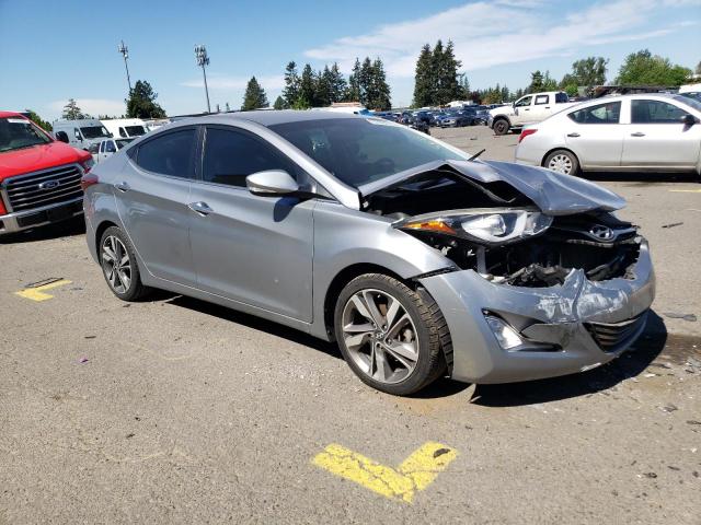 5NPDH4AE5FH616459 - 2015 HYUNDAI ELANTRA SE SILVER photo 4