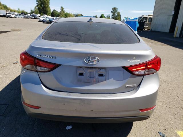 5NPDH4AE5FH616459 - 2015 HYUNDAI ELANTRA SE SILVER photo 6