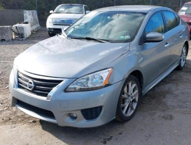 3N1AB7AP7DL659692 - 2013 NISSAN SENTRA S GRAY photo 2