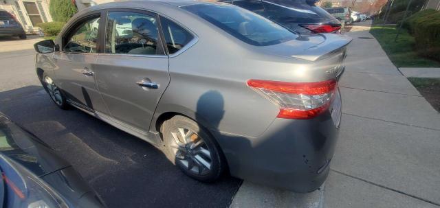 3N1AB7AP7DL659692 - 2013 NISSAN SENTRA S GRAY photo 3