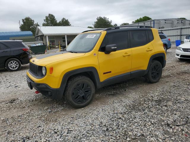 ZACCJBCB7JPH13072 - 2018 JEEP RENEGADE TRAILHAWK YELLOW photo 1