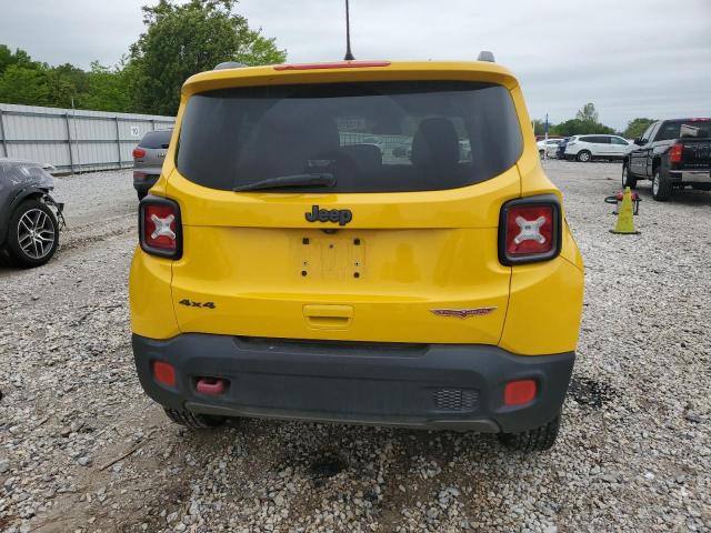 ZACCJBCB7JPH13072 - 2018 JEEP RENEGADE TRAILHAWK YELLOW photo 6