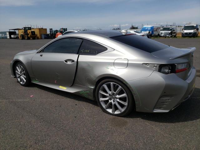 JTHHE5BCXF5001692 - 2015 LEXUS RC 350 GRAY photo 2