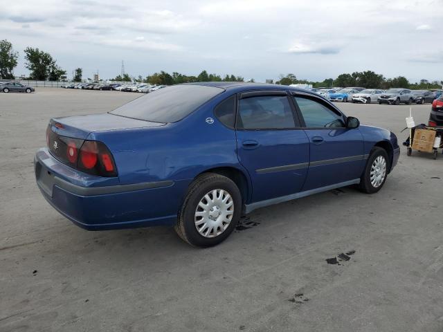 2G1WF52E159316303 - 2005 CHEVROLET IMPALA BLUE photo 3