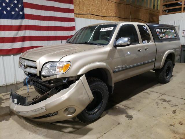 5TBBT44186S476859 - 2006 TOYOTA TUNDRA ACCESS CAB SR5 TAN photo 1