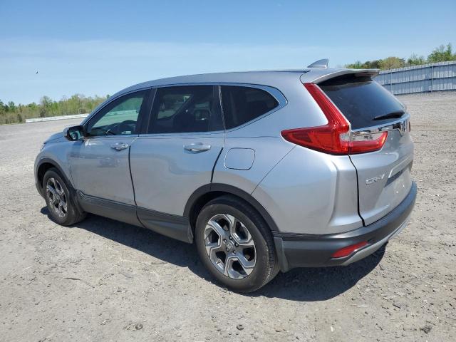 2HKRW1H55KH514170 - 2019 HONDA CR-V EX SILVER photo 2