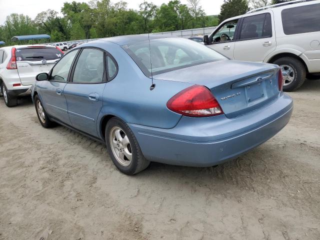 1FAFP53U16A134221 - 2006 FORD TAURUS SE BLUE photo 2