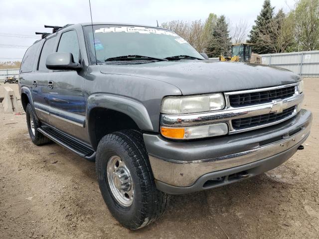 3GNGK26U72G185734 - 2002 CHEVROLET SUBURBAN K2500 GRAY photo 4