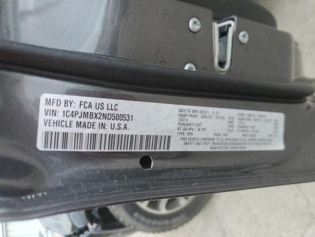 1C4PJMBX2ND500531 - 2022 JEEP CHEROKEE TRAILHAWK GRAY photo 13