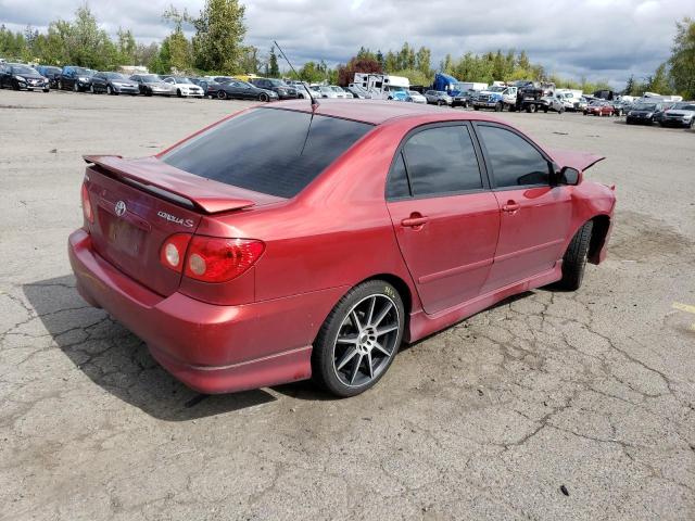 1NXBR32E35Z473993 - 2005 TOYOTA COROLLA CE RED photo 3