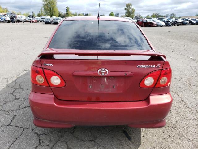 1NXBR32E35Z473993 - 2005 TOYOTA COROLLA CE RED photo 6