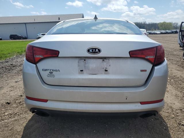 KNAGM4A70B5179245 - 2011 KIA OPTIMA LX SILVER photo 6