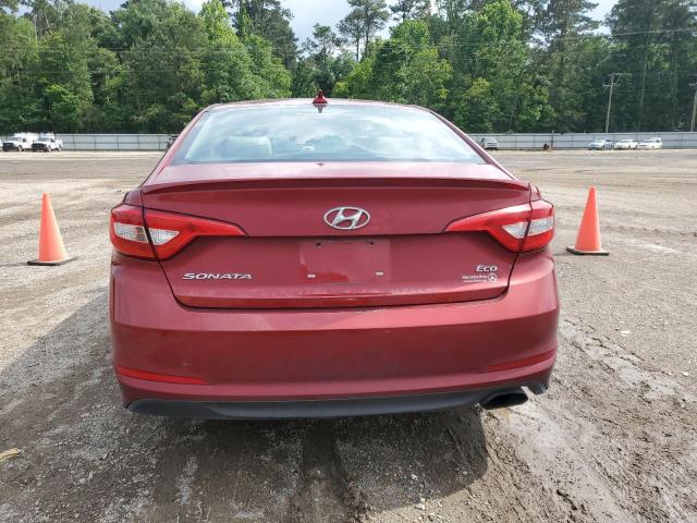 5NPE24AA5FH116952 - 2015 HYUNDAI SONATA ECO RED photo 6